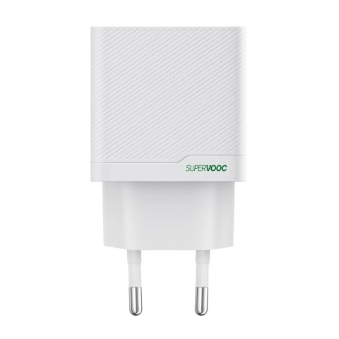 Ładowarka sieciowa OPPO OSAB4CB4AE 45W USB-A + USB-C - biała