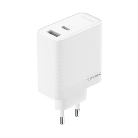 Ładowarka sieciowa OPPO VCB8OAEH 80W USB-A + USB-C - biała