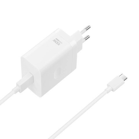 Ładowarka sieciowa OPPO VCBAOBEH 100W USB-A z kablem USB-A - USB-C - biała