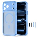 Etui Tech-Protect MagPeak MagSafe CC na iPhone 18 Pro / 17 Pro - jasnoniebieskie matowe
