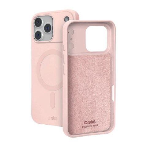 Etui SBS Instinct Mag na iPhone 18 Pro / 17 Pro kompatybilne z MagSafe - różowe