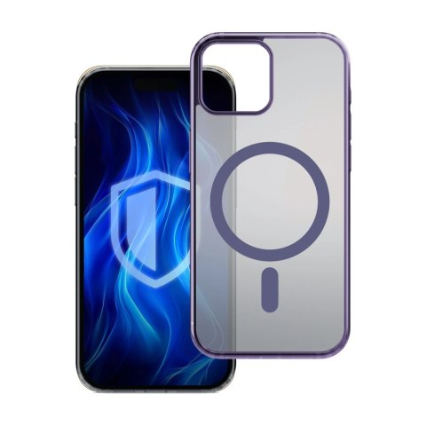 Etui 3mk Frosty MagCase Purple na Apple iPhone 13 - fioletowe