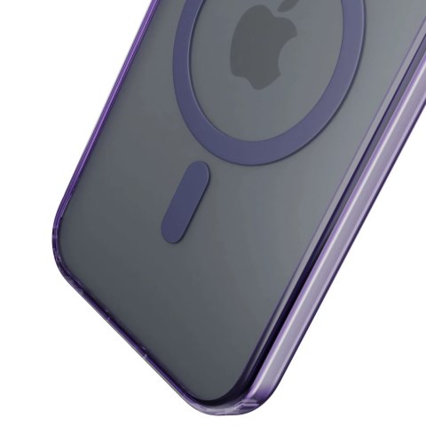 Etui 3mk Frosty MagCase Purple na Apple iPhone 13 - fioletowe