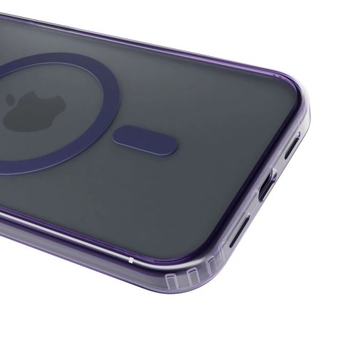 Etui 3mk Frosty MagCase Purple na Apple iPhone 13 - fioletowe