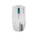 Mysz gamingowa Machenike M721 bezprzewodowa 10000 DPI z podświetleniem RGB - biała