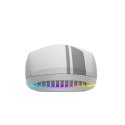 Mysz gamingowa Machenike M721 bezprzewodowa 10000 DPI z podświetleniem RGB - biała