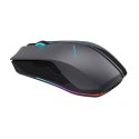 Mysz gamingowa Machenike M721 bezprzewodowa 10000 DPI z podświetleniem RGB - czarna
