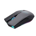 Mysz gamingowa Machenike M721 bezprzewodowa 10000 DPI z podświetleniem RGB - czarna