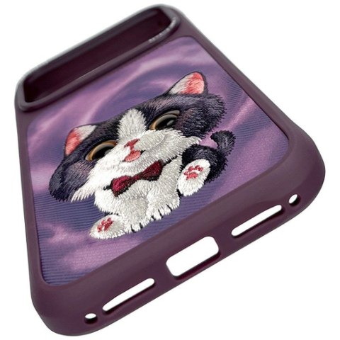 NIMMY futerał BIG EYED CREAM CAT do IPHONE 18 Pro Max/17 Pro Max fioletowy
