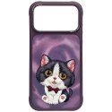 NIMMY futerał BIG EYED CREAM CAT do IPHONE 18 Pro Max/17 Pro Max fioletowy