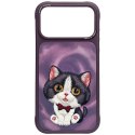 NIMMY futerał BIG EYED CREAM CAT do IPHONE 18 Pro/17 Pro fioletowy