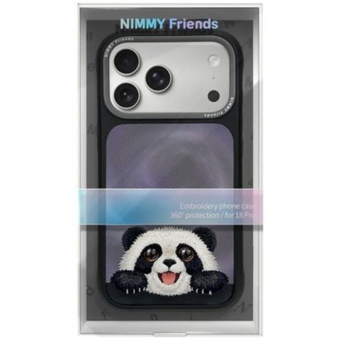 NIMMY etui BIG EYED LYING GIANT PAND do IPHONE 18 Pro Max/17 Pro Max z MagSafe czarny