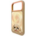 NIMMY etui do IPHONE 18 Pro Max / 17 Pro Max BIG EYED LYING TEDDY POODLE brązowy