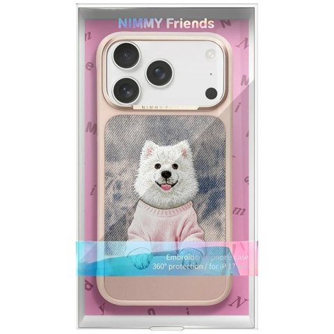 NIMMY etui do IPHONE 18 Pro / 17 ProGENTLE PETS SERIES DOG różowy