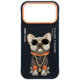 NIMMY etui do IPHONE 18 Pro Max / 17 Pro Max GLASSES COOL DOG czarny