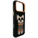 etui do IPHONE 18 Pro / 17 Pro NIMMY GLASSES COOL DOG czarne