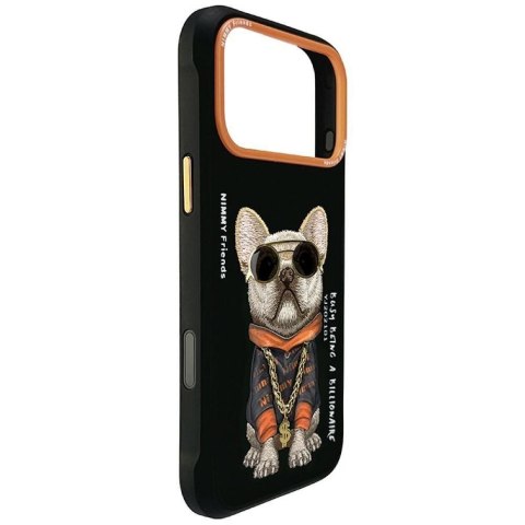 etui do IPHONE 18 Pro / 17 Pro NIMMY GLASSES COOL DOG czarne