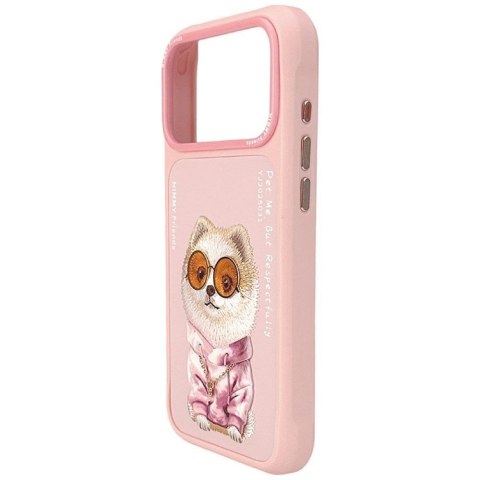 Etui do IPHONE 18 Pro / 17 Pro NIMMY GLASSES COOL DOG różowe