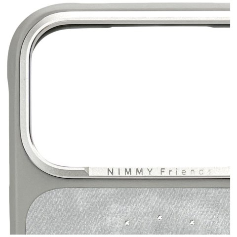 NIMMY futerał LUCKY FASHION CAT kompatybilny z MagSafe do IPHONE 18 Pro/17 Pro szary