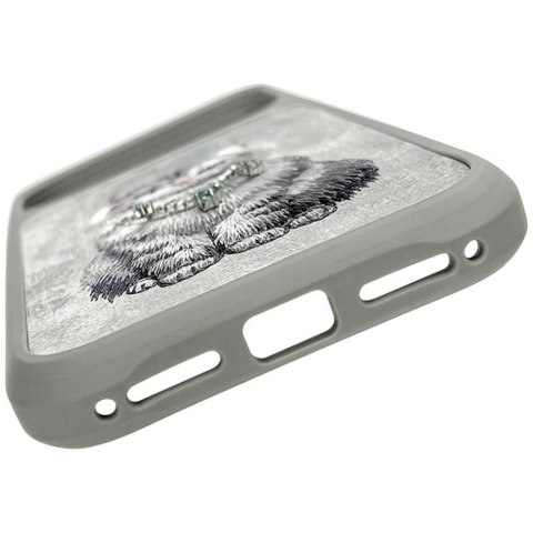 NIMMY futerał LUCKY FASHION CAT kompatybilny z MagSafe do IPHONE 18 Pro/17 Pro szary