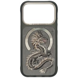 NIMMY futerał MAGNETIC FANTASY ANIMAL DRAGON kompatybilny z MagSafe do IPHONE 18 Pro/17 Pro szary