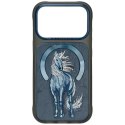 NIMMY futerał MAGNETIC FANTASY ANIMAL UNICORN kompatybilny z MagSafe do IPHONE 18 Pro Max/17 Pro Max niebieski