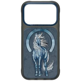 NIMMY futerał MAGNETIC FANTASY ANIMAL UNICORN kompatybilny z MagSafe do IPHONE 18 Pro Max/17 Pro Max niebieski