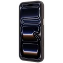 Etui Guess Ring Stand 360 4G Classic Logo MagSafe na iPhone 18 Pro / 17 Pro - brązowe