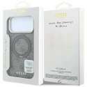 Etui Guess Ring Stand 360 4G Classic Logo MagSafe na iPhone 18 Pro / 17 Pro - brązowe