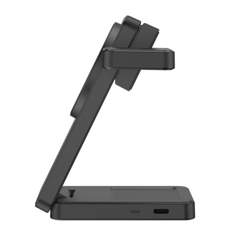 Ładowarka bezprzewodowa Tech-Protect A56 3in1 MagSafe + kabel USB-C / USB-C 100 cm - czarna