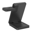 Ładowarka bezprzewodowa Tech-Protect A56 3in1 MagSafe + kabel USB-C / USB-C 100 cm - czarna