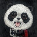 NIMMY futerał BIG EYED GIANT PANDA do IPHONE 18 Pro Max/17 Pro Max czarny