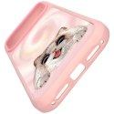 NIMMY etui do IPHONE 18 Pro / 17 Pro BIG EYED LYING RAGDOLL CAT z MagSafe różowy