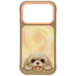 NIMMY etui IPHONE 18 Pro / 17 Pro BIG EYED LYING TEDDY POODLE z MagSafe brązowy
