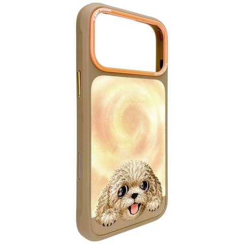 NIMMY etui IPHONE 18 Pro / 17 Pro BIG EYED LYING TEDDY POODLE z MagSafe brązowy