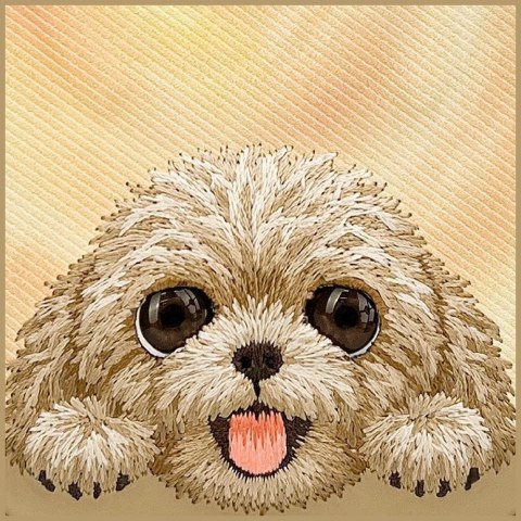 NIMMY etui IPHONE 18 Pro / 17 Pro BIG EYED LYING TEDDY POODLE z MagSafe brązowy