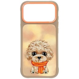 NIMMY etui do IPHONE 18 Pro / 17 Pro BIG EYED TEDDY POODLE brązowy