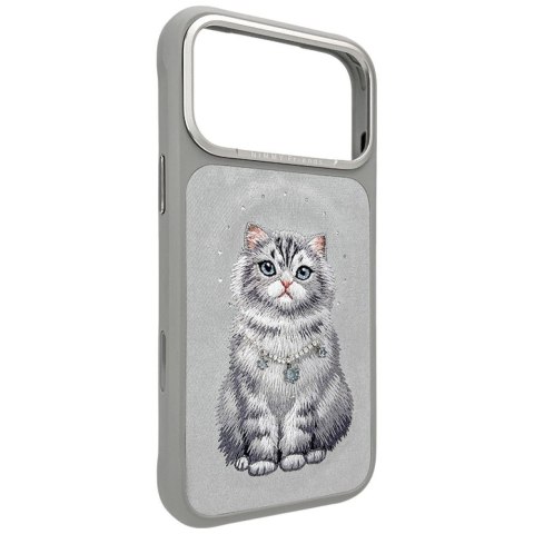 NIMMY etui do IPHONE 18 Pro Max / 17 Pro Max LUCKY FASHION CAT z MagSafe szary