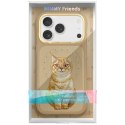 NIMMY futerał LUCKY FASHION CAT kompatybilny z MagSafe do IPHONE 18 Pro/17 Pro brązowy