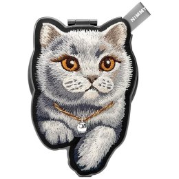 NIMMY zawieszka magnetyczna DENIM FASHION BRITISH SHORTHAIR CAT czarna