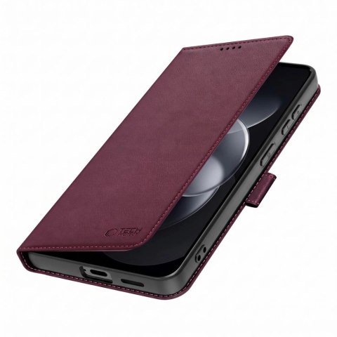 Etui Tech-Protect Wallet na Xiaomi Redmi Note 17 Pro Max 5G - burgundowe