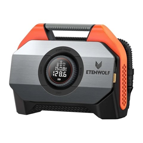 Kompresor samochodowy Etenwolf S6 11.03bar 19200mAh (pomarańczowy)