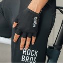 Rękawiczki rowerowe Rockbros TLS004 ROAD TO SKY krótkie amortyzujące L - czarne