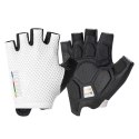 Rękawiczki rowerowe Rockbros TLS004 ROAD TO SKY krótkie amortyzujące S - białe