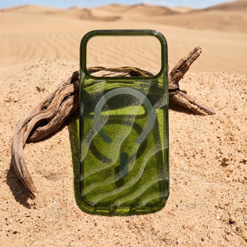 Tecto Shield nakładka Desert Mag do iPhone 15 Pro Max 6,7" ciemna oliwka