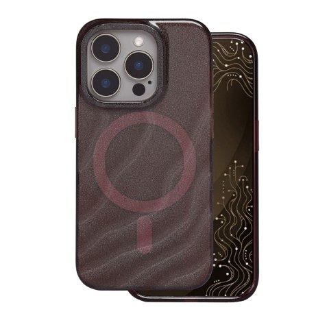 Tecto Shield nakładka Desert Mag do iPhone 15 Pro Max 6,7" mahoń