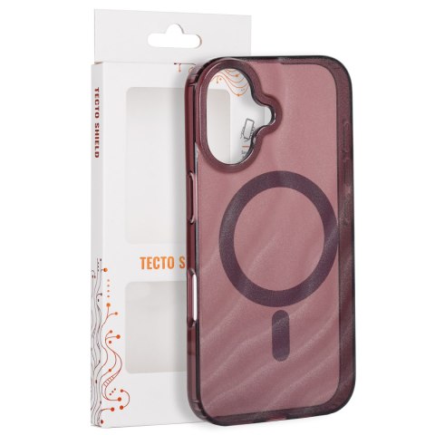 Tecto Shield nakładka Desert Mag do iPhone 16 6,1" mahoń