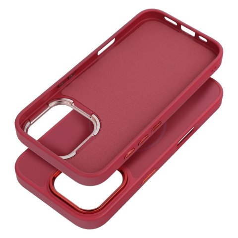 Etui na iPhone 18 Pro / 17 Pro Frame Mag Cover zgodne z MagSafe dark cherry