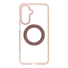 Etui na Samsung A17 / A18 Frame Circle Stand zgodne z MagSafe złote