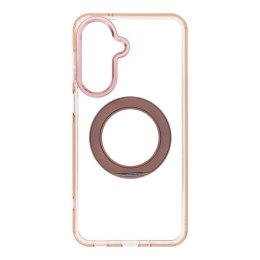 Etui na Samsung A27 Frame Circle Stand zgodne z MagSafe złote